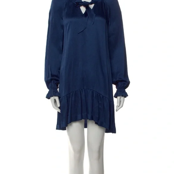 chinese dress ladies Sandro Pleated Button Detail Longsleeve dress - BOPF main image 1